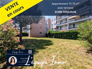 appartement à la vente -   31500  TOULOUSE, surface 70 m2 vente appartement - APR735183